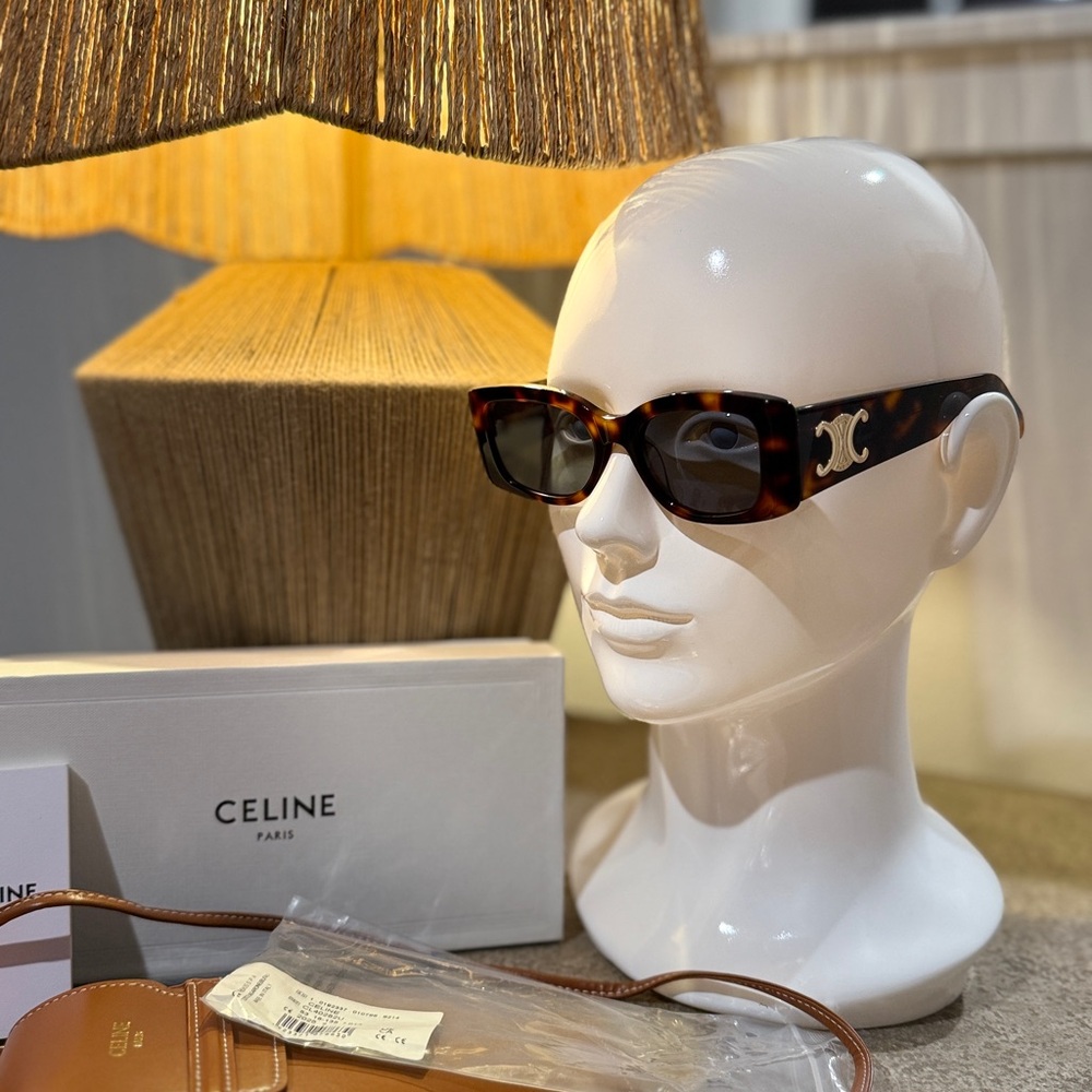 Celine Brown Tortoise Sunglasses